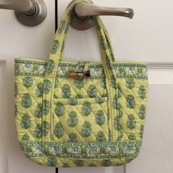 Vera Bradley Handbags - Vera Bradley Retired Elephant print mini bag